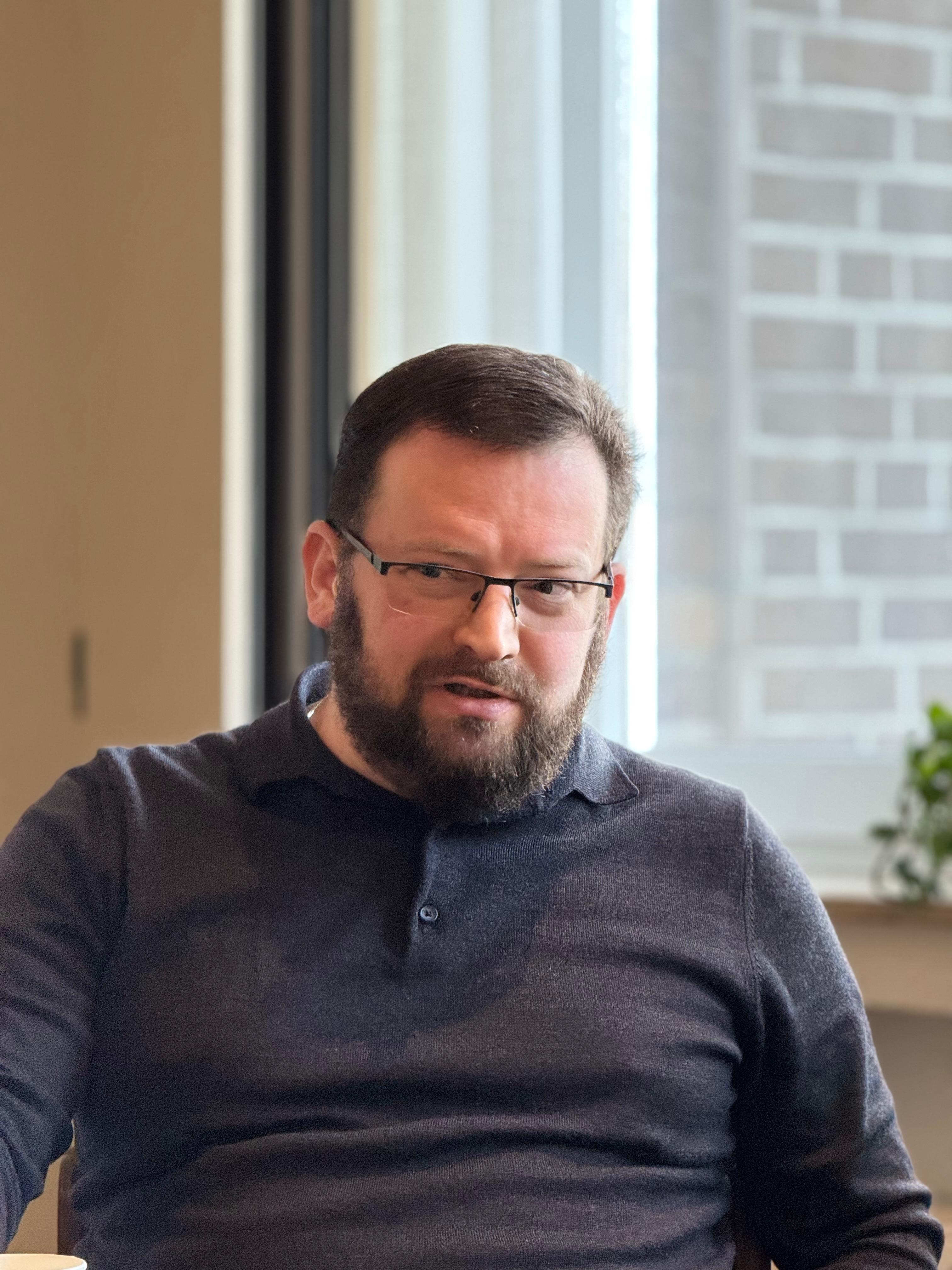 Alexander Drehmann aus dem Vorstand der jüdischen Gemeinde Duisburg/Mülheim/Oberhausen